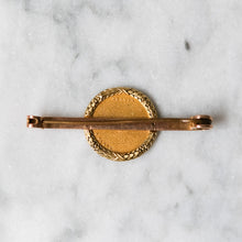 Load image into Gallery viewer, Antique 18K Yellow Gold Augis Qu'hier Love Token Brooch