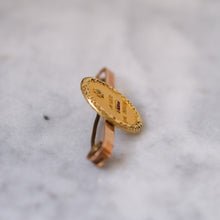 Load image into Gallery viewer, Antique 18K Yellow Gold Augis Qu'hier Love Token Brooch
