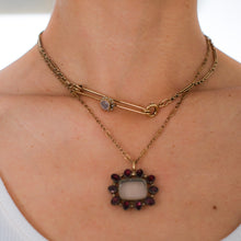 Load image into Gallery viewer, Edwardian 9K Yellow Gold Moonstone and Seed Pearl Brooch