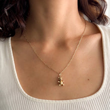 Load image into Gallery viewer, Vintage 19.75 inch 14K Yellow Gold Paperclip-Link Chain, 3.1g