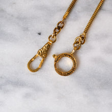 Load image into Gallery viewer, Mid-Century 14.25 inch Square Snake Link Watch Chain