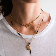 Load image into Gallery viewer, Mid-Century 14.25 inch Square Snake Link Watch Chain