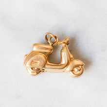 Load image into Gallery viewer, Vintage 18K Yellow Gold Vespa Charm
