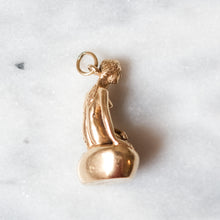 Load image into Gallery viewer, Vintage 14k Yellow Gold Bernhard Hertz Little Mermaid Statue Charm
