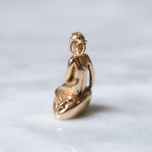 Load image into Gallery viewer, Vintage 14k Yellow Gold Bernhard Hertz Little Mermaid Statue Charm