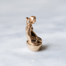 Load image into Gallery viewer, Vintage 14k Yellow Gold Bernhard Hertz Little Mermaid Statue Charm