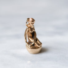 Load image into Gallery viewer, Vintage 14k Yellow Gold Bernhard Hertz Little Mermaid Statue Charm