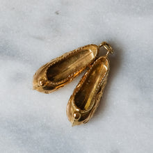 Load image into Gallery viewer, Vintage 9K Rose Gold Ballerina Slipper Charm