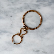 Load image into Gallery viewer, Antique Victorian 9K Rose Gold Quizzing Glass Pendant