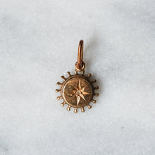 Load image into Gallery viewer, Victorian 15K Rose Gold Starburst Diamond Charm Conversion