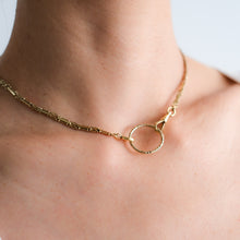 Load image into Gallery viewer, Georgian 14K Yellow Gold Chased Large Split Ring
