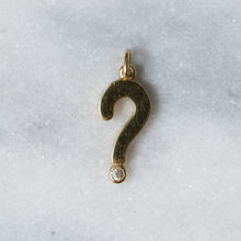 Load image into Gallery viewer, Vintage 14K Yellow Gold Question Mark Charm