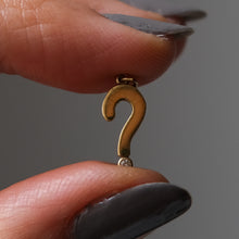 Load image into Gallery viewer, Vintage 14K Yellow Gold Question Mark Charm