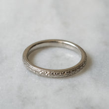 Load image into Gallery viewer, Art Deco Era Platinum Orange Blossom Ring