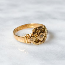 Load image into Gallery viewer, Edwardian 18K Yellow Gold Lovers Knot Ring