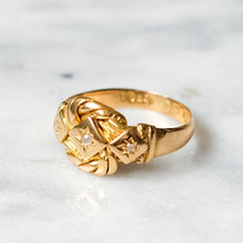 Load image into Gallery viewer, Edwardian 18K Yellow Gold Lovers Knot Ring