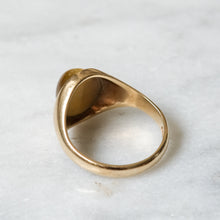 Load image into Gallery viewer, Vintage 9K Yellow Gold Flush-Set Tiger's Eye with Cat Eye Effect