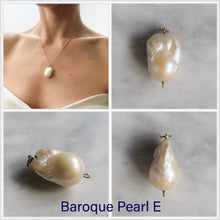 Load image into Gallery viewer, 18K Yellow Gold Baroque Pearl Pendants