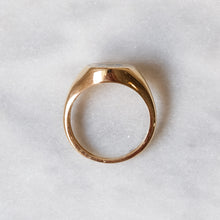 Load image into Gallery viewer, 9K Yellow Gold Enamel Evil Eye Ring