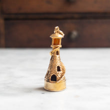 Load image into Gallery viewer, Vintage 9K Yellow Gold Lighthouse Charm