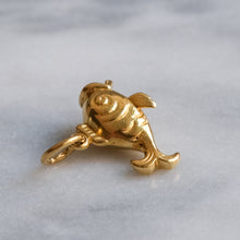 Load image into Gallery viewer, Vintage French Puffy Fish Pendant