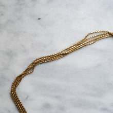 Load image into Gallery viewer, Victorian 18K Yellow Gold French Watch Chain with Hand Clasp