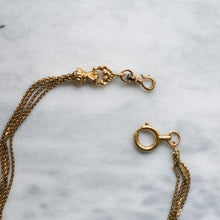 Load image into Gallery viewer, Victorian 18K Yellow Gold French Watch Chain with Hand Clasp