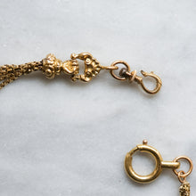 Load image into Gallery viewer, Victorian 18K Yellow Gold French Watch Chain with Hand Clasp
