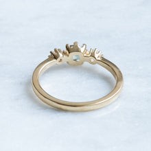 Load image into Gallery viewer, Modern Alexandrite and Diamonds Three-Stone Ring