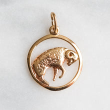 Load image into Gallery viewer, Vintage Aries Zodiac Charm
