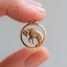 Load image into Gallery viewer, Vintage Aries Zodiac Charm