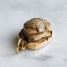 Load image into Gallery viewer, Art Deco era 14K Yellow Gold Carved Scarab Pendant