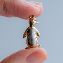 Load image into Gallery viewer, Vintage Two-Tone Penguin Charm