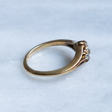 Load image into Gallery viewer, Antique Victorian Petite Floral Old Cut Diamond Ring