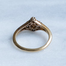Load image into Gallery viewer, Antique Victorian Petite Floral Old Cut Diamond Ring