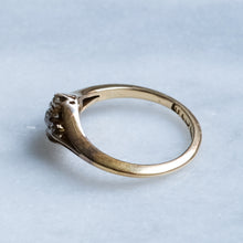 Load image into Gallery viewer, Antique Victorian Petite Floral Old Cut Diamond Ring