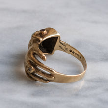 Load image into Gallery viewer, Vintage Opal, Ruby and Diamond Gloved Hand Ring