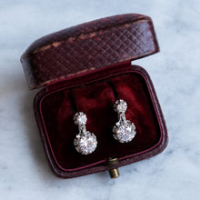 Load image into Gallery viewer, Antique 1920s Art Deco era Dormeuse Earrings
