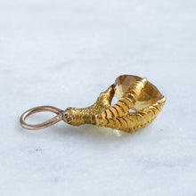 Load image into Gallery viewer, Antique Eagle Talon Claw Citrine Pendant
