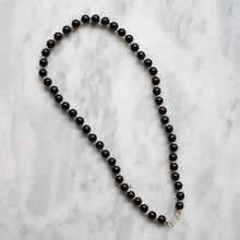 Load image into Gallery viewer, 14 inch Hand-Knotted Onyx Bead Strand