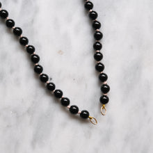 Load image into Gallery viewer, 14 inch Hand-Knotted Onyx Bead Strand