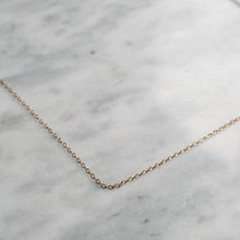 Load image into Gallery viewer, Antique 21 inch 10K Rose Gold Cable-Link Chain