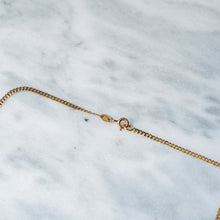 Load image into Gallery viewer, Vintage 9K Yellow Gold Flat Curb-Link Chain