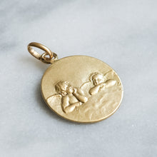 Load image into Gallery viewer, 18K Yellow Gold Raphael's Cherubs Pendant
