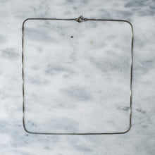 Load image into Gallery viewer, Vintage 15 inch 14K White Gold Box Chain, 2.7g