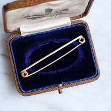 Load image into Gallery viewer, Antique Victorian Safety Pin Brooch
