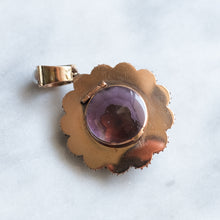 Load image into Gallery viewer, Victorian 14K Rose Gold Amethyst with Pearls Locket