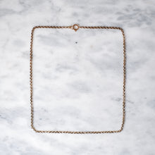 Load image into Gallery viewer, Vintage 9K Rose Gold Belcher-Link Chain