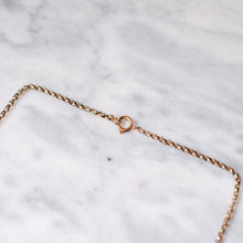 Load image into Gallery viewer, Vintage 9K Rose Gold Belcher-Link Chain
