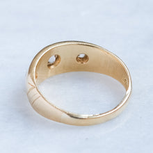 Load image into Gallery viewer, Antique Edwardian era Star Set Diamond Trilogy Ring